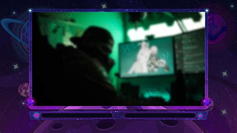 Stardust, Space Themed Animated Twitch Overlay Package - Hexeum