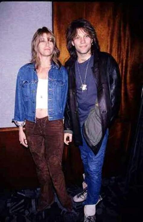 Back in the 90s Jon Bon Jovi and Dorothea Hurley | Jon bon jovi, Bon ...