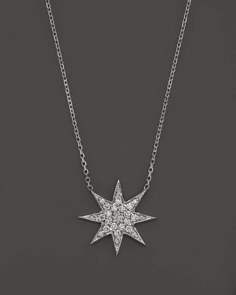 Kc designs Diamond Star Pendant Necklace In 14k White Gold, 16" in White