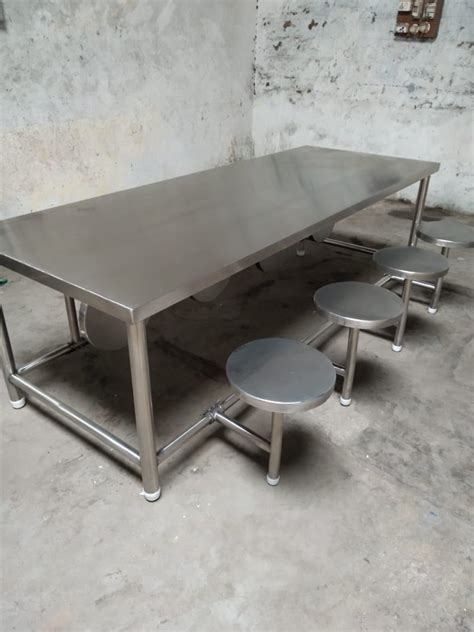 Stainless Steel Dining Table, 8 Seater at Rs 26000/set in Patna | ID ...