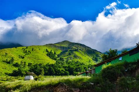 Lush Green Mountains at Ramban Kashmir, India. Stock Image - Image of green, lush: 176971925