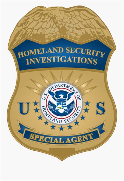 Detective Clipart Badge - Homeland Security Investigations Logo , Free ...