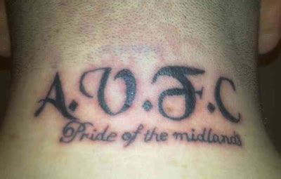 Socer - fotball: Aston Villa FC tattoo