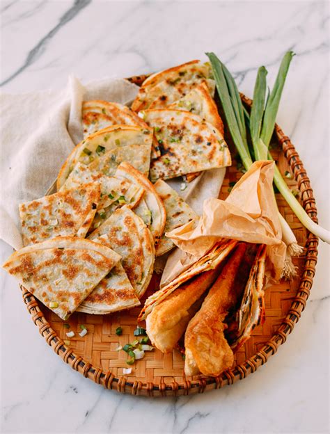 Easy Scallion Pancakes (Only 4 Ingredients!) | The Woks of Life | Recipe | Scallion pancakes ...