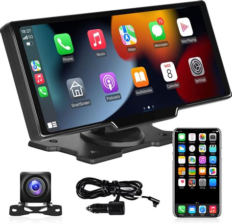 Amazon.com: Wireless Carplay & Wireless Android Auto, Portable Car ...