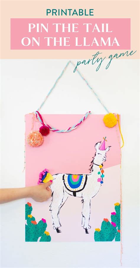 Pin the Tail on the Llama Game for Your Next Party in 2021 | Llama ...