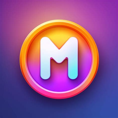 Premium AI Image | M letter logo design