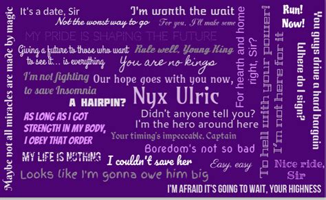 Nyx Ulric Quotes | Final fantasy xv, Final fantasy, Nyx ulric