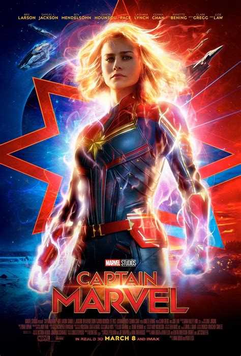 Brie Larson - Captain Marvel (2019) Poster • CelebMafia