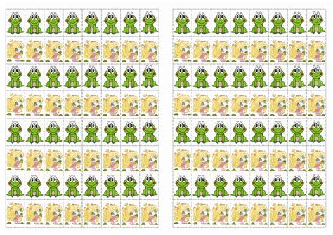 Frog Stickers – Birthday Printable