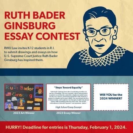 Essay/Art Contest: How has Justice Ruth Bader Ginsburg (RBG) inspired ...