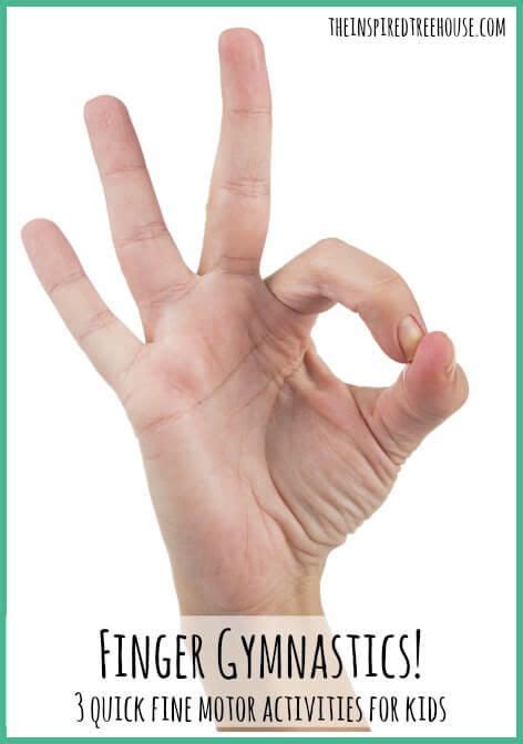 finger gymnastics fine motor coordination title Fine Motor Activities ...