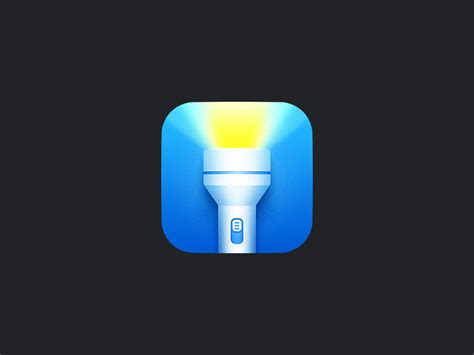 Flashlight App Icon by Chao Zhang on Dribbble