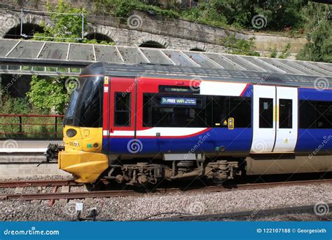 Class 333 Electric Train, Bradford Forster Square Editorial Stock Photo - Image of livery ...