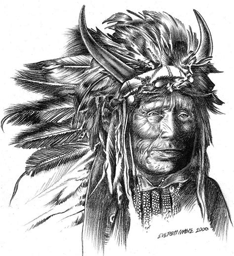 Indian Chief by Xagamus on deviantART | Native american tattoo designs, Native american drawing ...