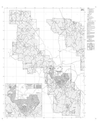 Motor Vehicle Use Map, Prescott National Forest (West Side) map by US ...