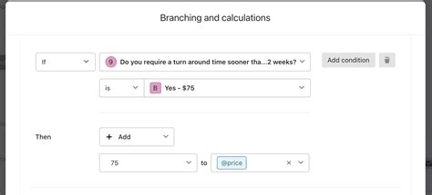 Make an order and payment form - Help Center | Typeform