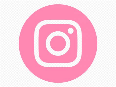 HD Light Pink Round Instagram IG Logo Icon PNG | Citypng