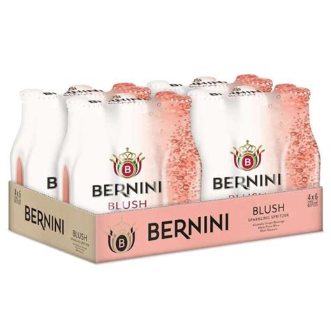 Bernini Blush 275ml NRB Bottles case - The Sip Collection