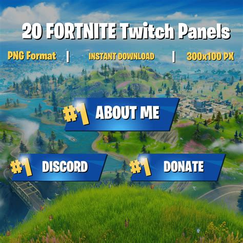 Fortnite Twitch Panels | Stream Panels on Behance