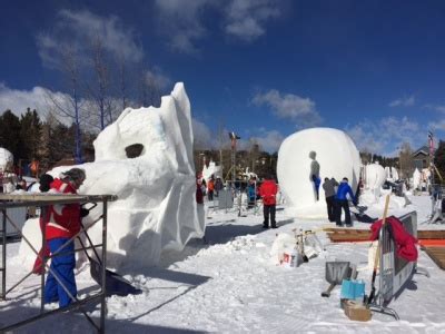 Snow Sculpture | History of Competition in Breckenridge