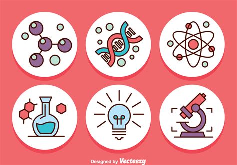 Science Circle Icons Vector 119861 Vector Art at Vecteezy