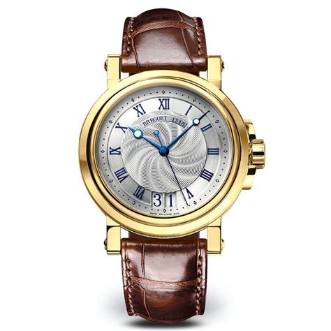 ᐉ Breguet Marine Silver Dial Leather Men's Watch 5817BA/12/9V8 Price ⇒ Mio Jewelry