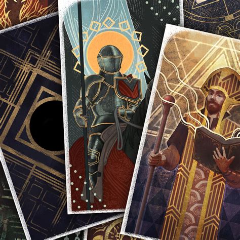 ArtStation - Tarot Cards for "Deck of Many Things" Project (Part 2)