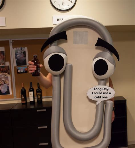 Microsoft Paperclip Costume