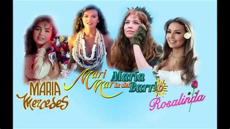 TRILOGIA de las Marias y Rosalinda -THALIA NOVELAS - YouTube