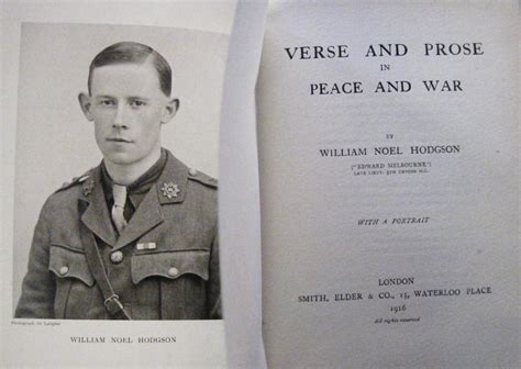 Forgotten Poets of the First World War: William Noel Hodgson (1893 - 1916) - Pen-name Edward ...