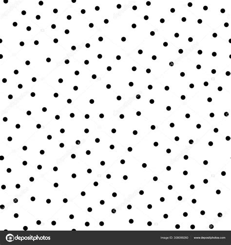 Random scattered polka dots, abstract black and white background. Stock ...