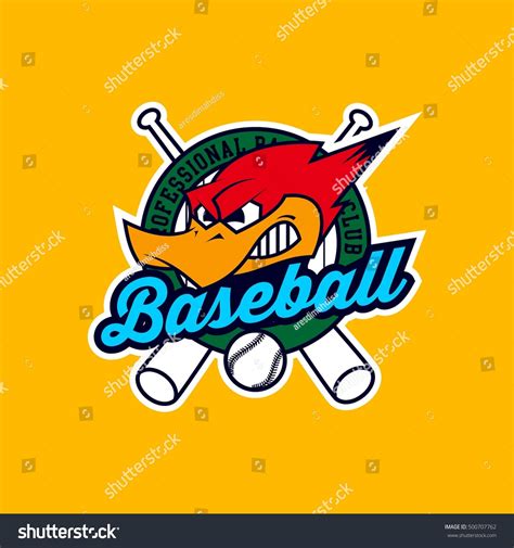 Duck Sport Logo Stock Vector Illustration 500707762 : Shutterstock