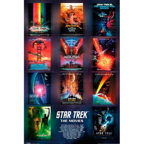 Star Trek The Movies Poster - GeekAlerts