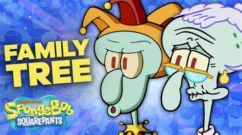 The SQUIDWARD TENTACLES Family Tree 🦑🌳 SpongeBob SquarePants - YouTube