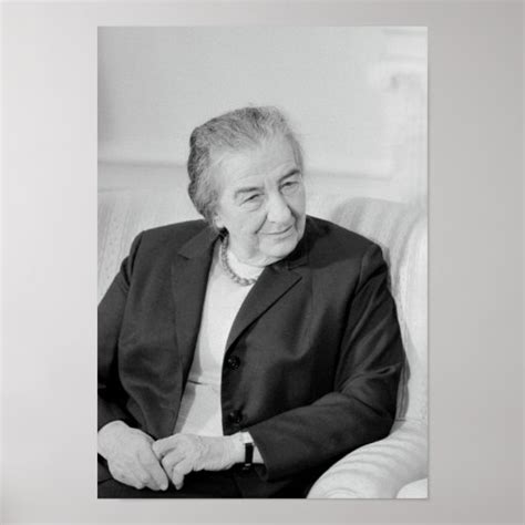 Golda Meir - Israeli Prime Minister Poster | Zazzle