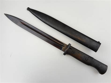 WWII GERMAN K98 MAUSER BAYONET WITH SCABBARD