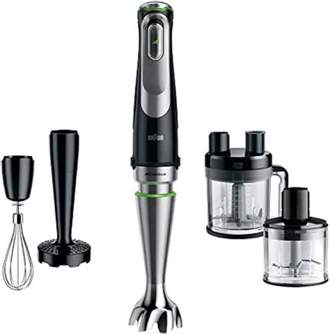 Braun MultiQuick 9 MQ Hand Blender - with Active PowerDrive and SplashControl, incl. Masher ...