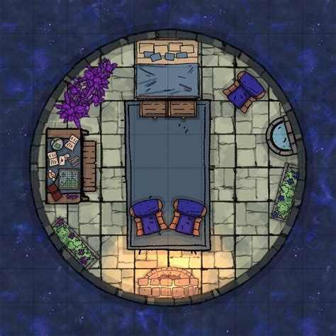 Genie Warlock’s Vessel Interior : battlemaps | Dungeons and dragons ...