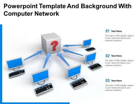 Powerpoint Template And Background With Computer Network | Presentation Graphics | Presentation ...