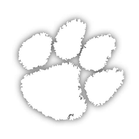 Official Clemson Paw Decal (multiple colors) - Tigertown Graphics