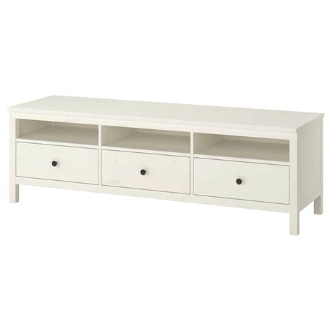 HEMNES TV unit, white stain, 72x181/2x221/2" - IKEA