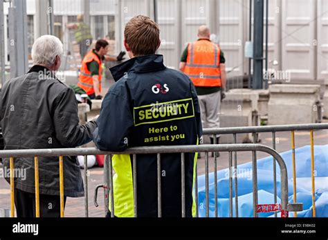 g4s security guard Group 4 Securicor security guard birmingham Stock ...