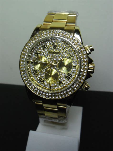 JAM TANGAN ROLEX DAYTONA FULL DIAMOND Kode Barang: AL-130 - Warung Jam Jogja