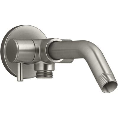 KOHLER Vibrant Brushed Nickel Shower Arm with Diverter at Lowes.com