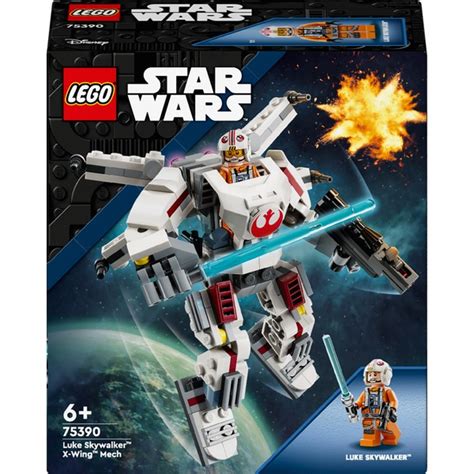 LEGO Star Wars 75390 Luke Skywalker X-Wing Mech Set | Smyths Toys UK