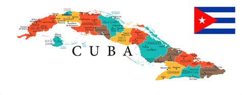 Ilustración de Mapa De Cuba Vector y más Vectores Libres de Derechos de ...