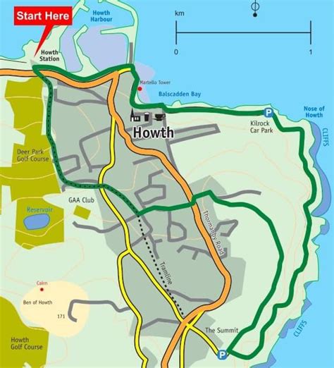 Howth Cliff Walk: 5 Routes for 2024 (Parking + Maps)