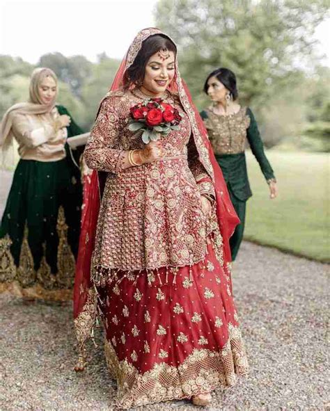 Nikkah Outfits And Lehenga Colours We Love For Nikkah Brides ! - Witty Vows