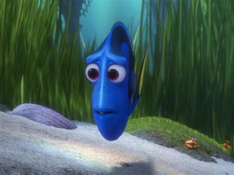 In Finding Nemo (2003), Dory suffers from short term memory loss. This alludes to the fact that ...